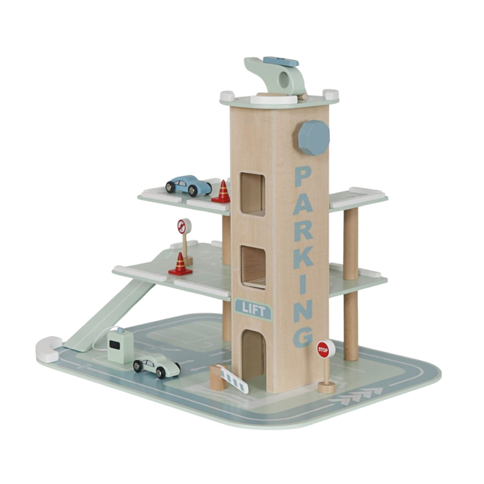 Parking de madera