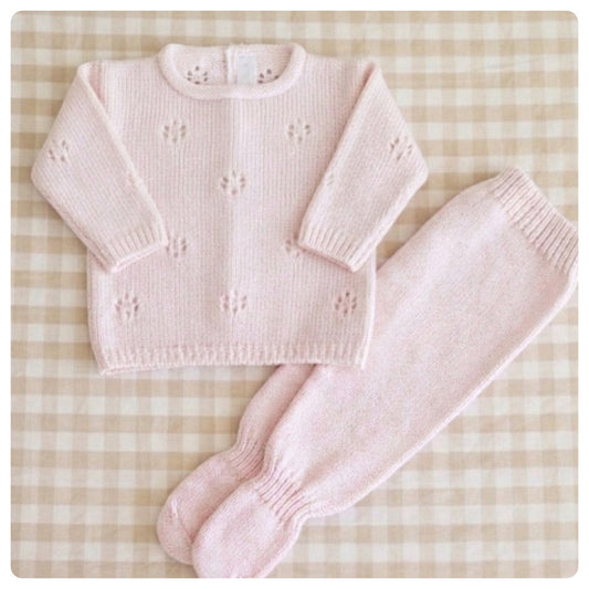 Conjunto dralon rosado