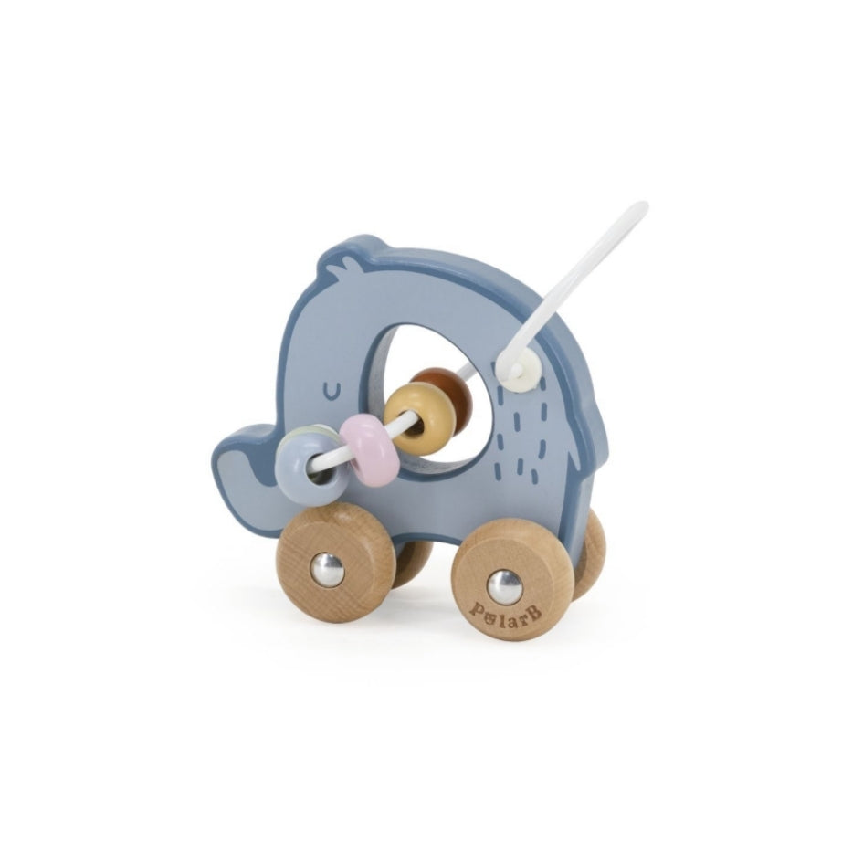 Arrastre con pasacuentas elefante