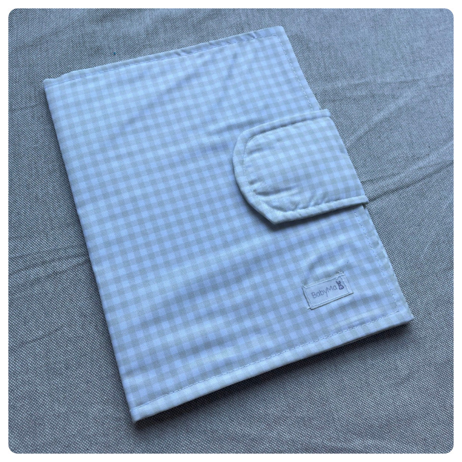Porta carnet pediátrico Vichy beige