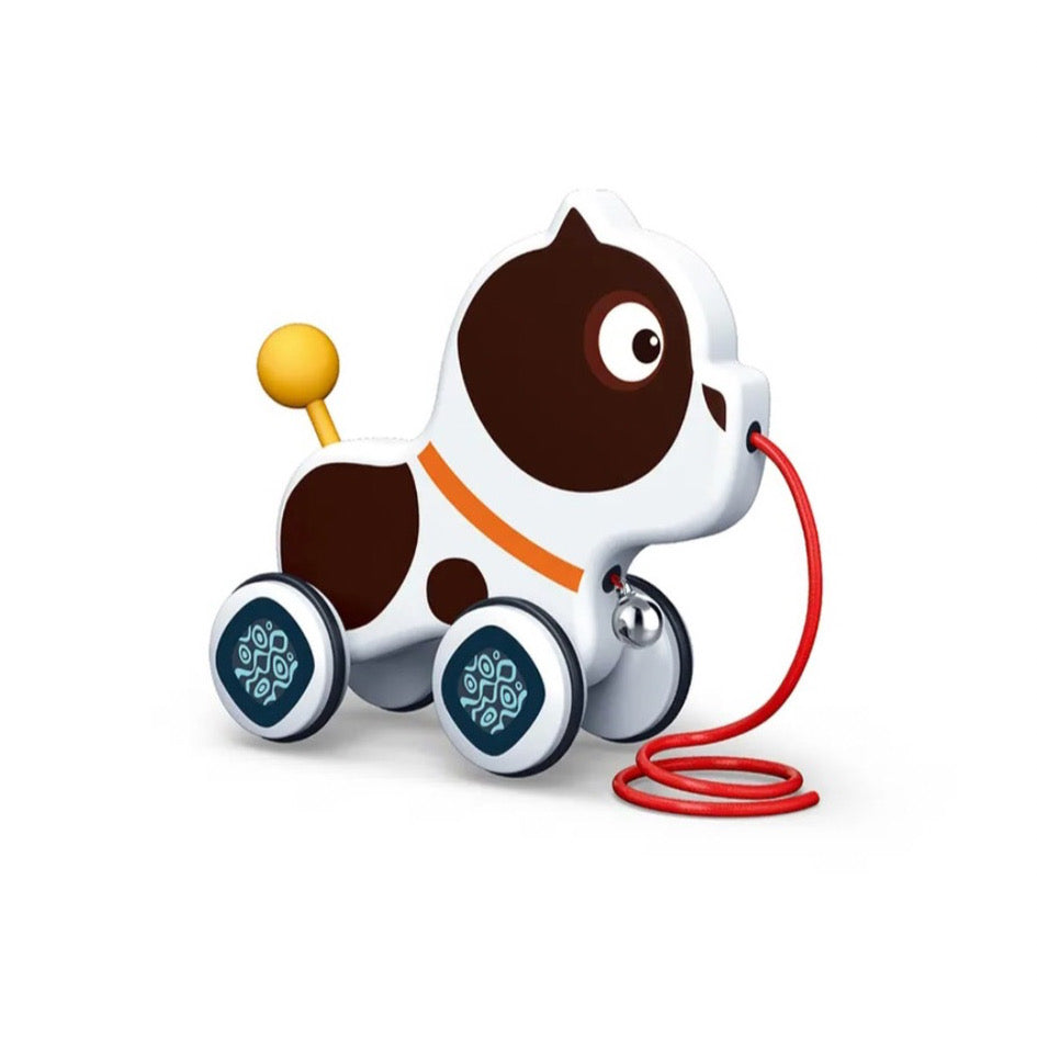 Animalitos de arrastre de madera