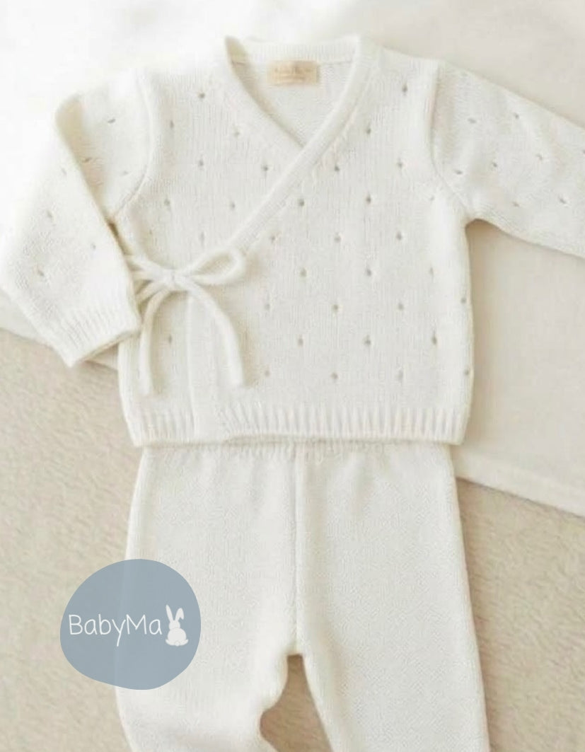 Conjunto primera muda de hilo cruzado BabyMa