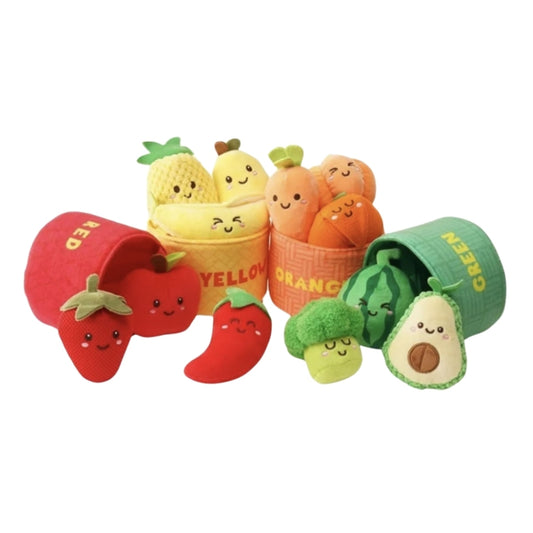 Pack de frutas y verduras sensoriales