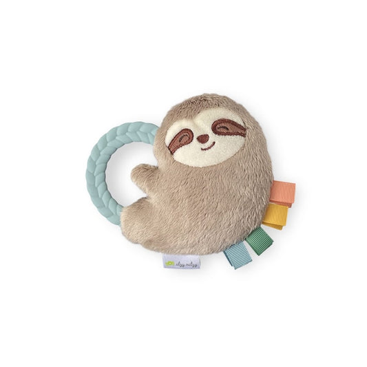 Sonajero de peluche con agarre Itzy Ritzy Pal perezoso