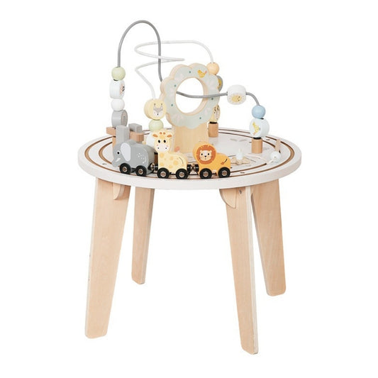 Mesa de actividades de madera