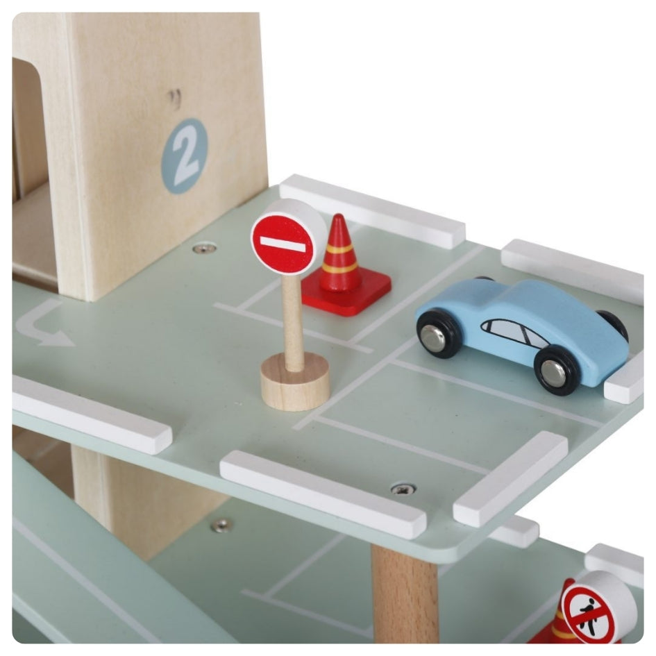 Parking de madera