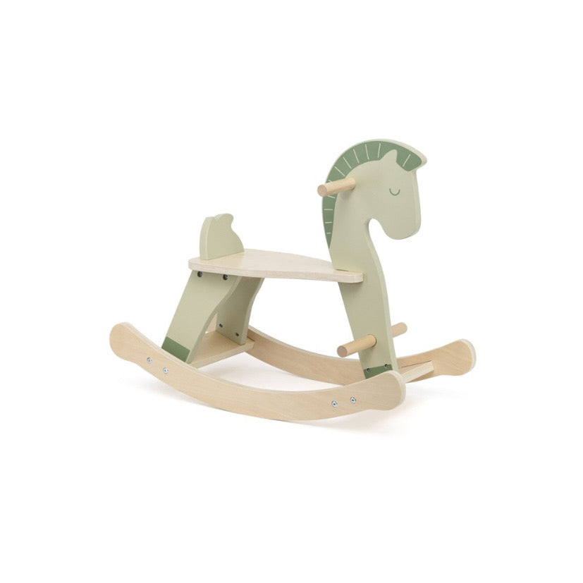 Caballito mecedor de madera