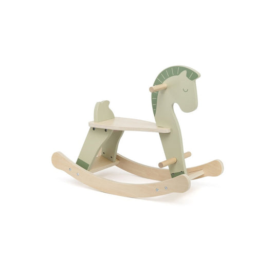 Caballito mecedor de madera