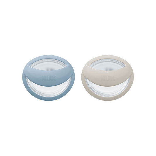 Chupete silicona Mommyfeel x2 celeste