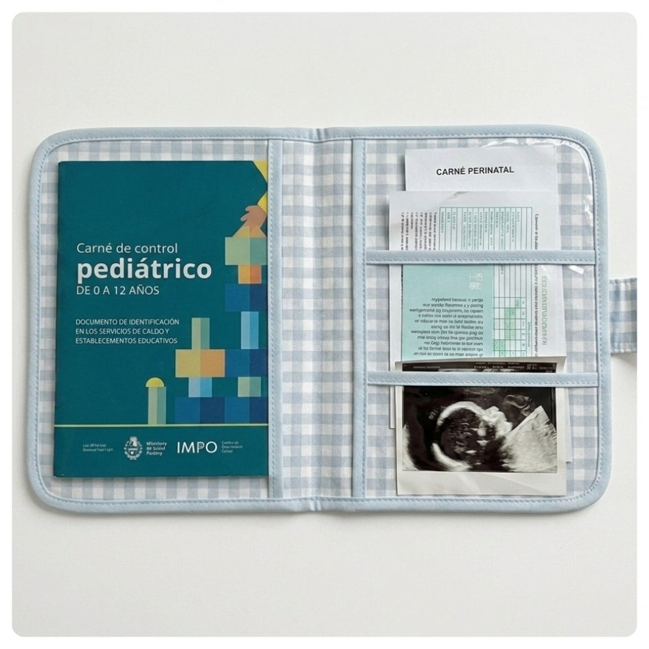 Portadocumentos vichy celeste