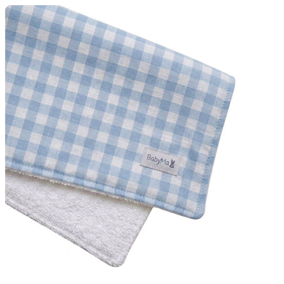 Set 2 babitas Vichy celeste