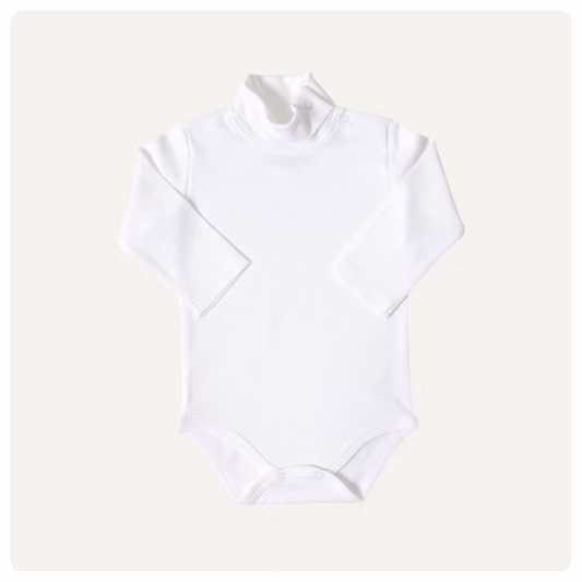 Body m/l algodón pima Cafarena cuello polera