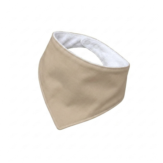 Babero bandana beige